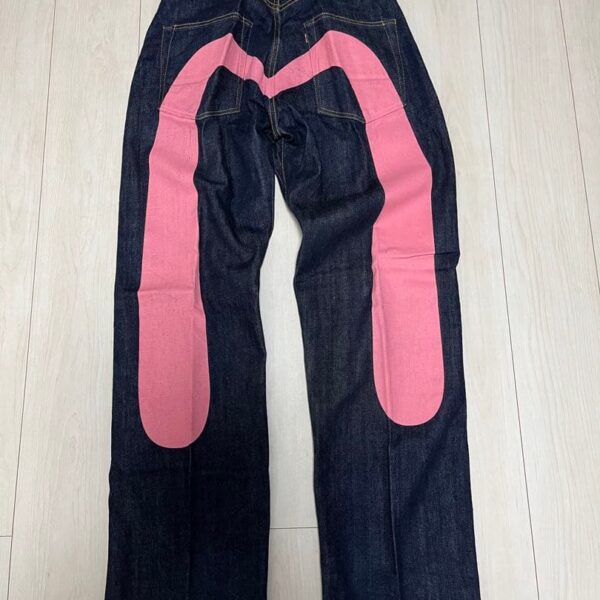 エヴィス　ジーンズ　ピンク　EVISU