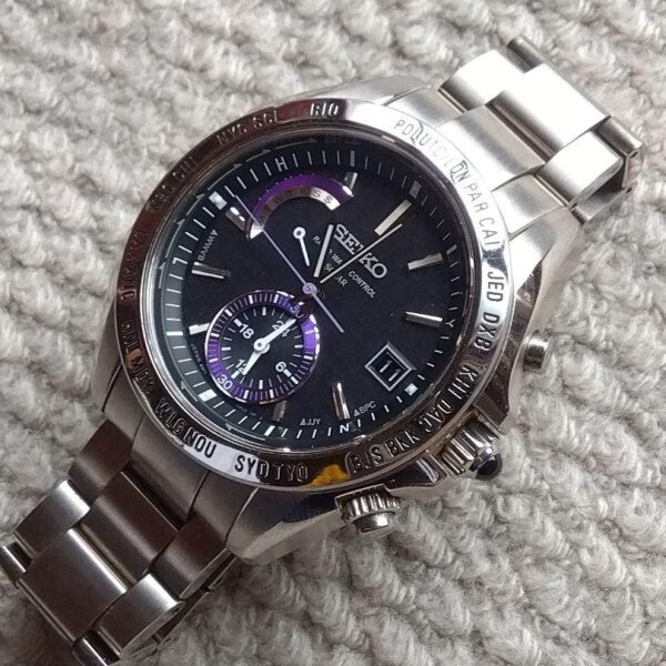 SEIKO BRIGHTZ SAGA117 ブライトチタン製 電波ソーラー