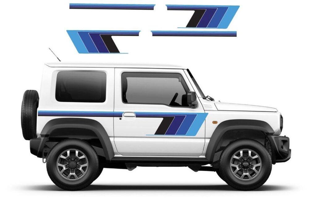 スズキジムニー(JB64W/JB74W)専用 サイドストライプデカールキット②