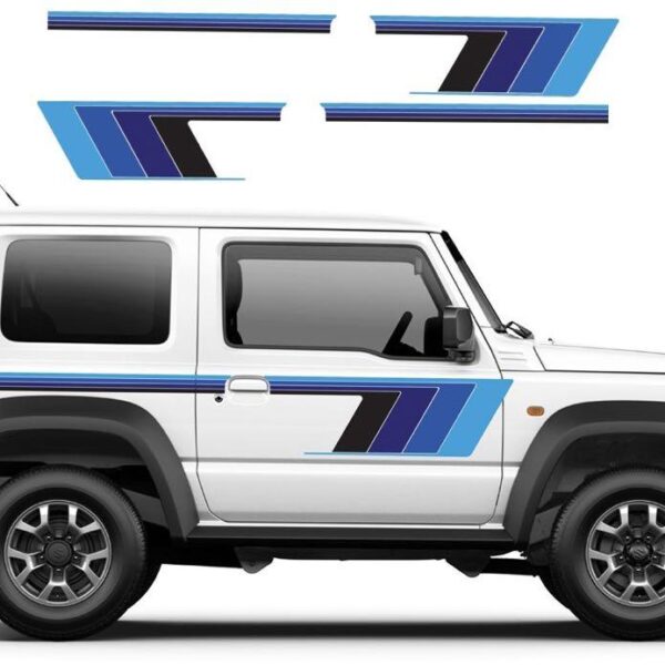 スズキジムニー(JB64W/JB74W)専用 サイドストライプデカールキット②