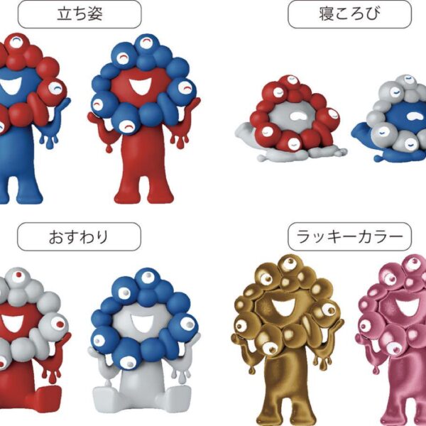 ミャクミャク　海洋堂　万博　8種　コンプリート　ゴールド