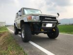再販ランクル70　フロントバンパー