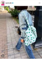 Lucas du Tertre × sorm'86 トートバッグMサイズグリーン