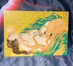 春画 葛飾北斎 浮世絵 板絵 版画 蛸と海女 珍品 エロス