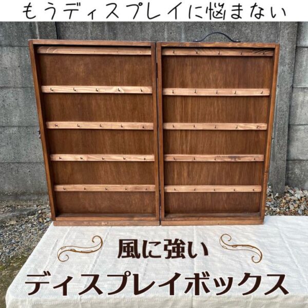 【展示品】 什器 アクセサリー什器 マルシェ 什器 木製 オシャレ 棚 ラック