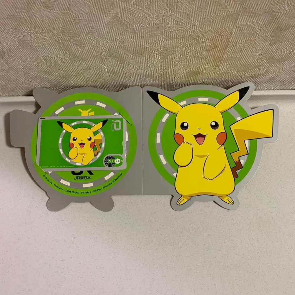 Suica ポケモン　ピカチュウ　jr 使用可能