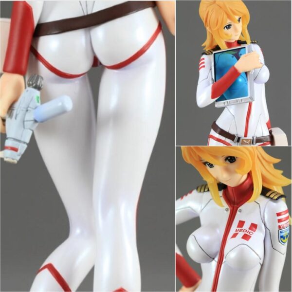 森雪の尻がエロすぎる‼ムチムチ尻がクッキリ見えちゃうエッチな白赤のピタピタスーツ