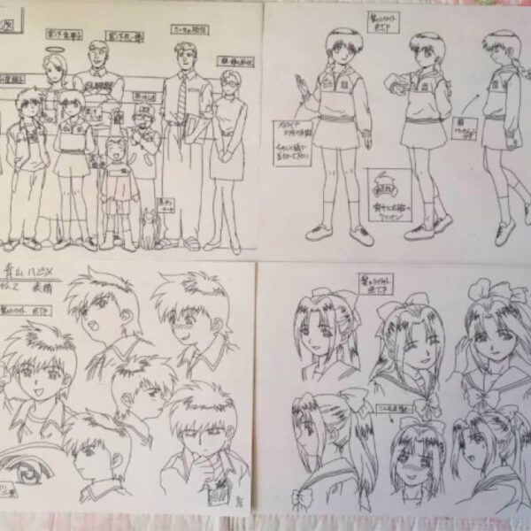 アニメ　学校の怪談　設定資料 宮ノ下 さつき青山 ハジメ柿ノ木 レオ恋ヶ窪 桃子