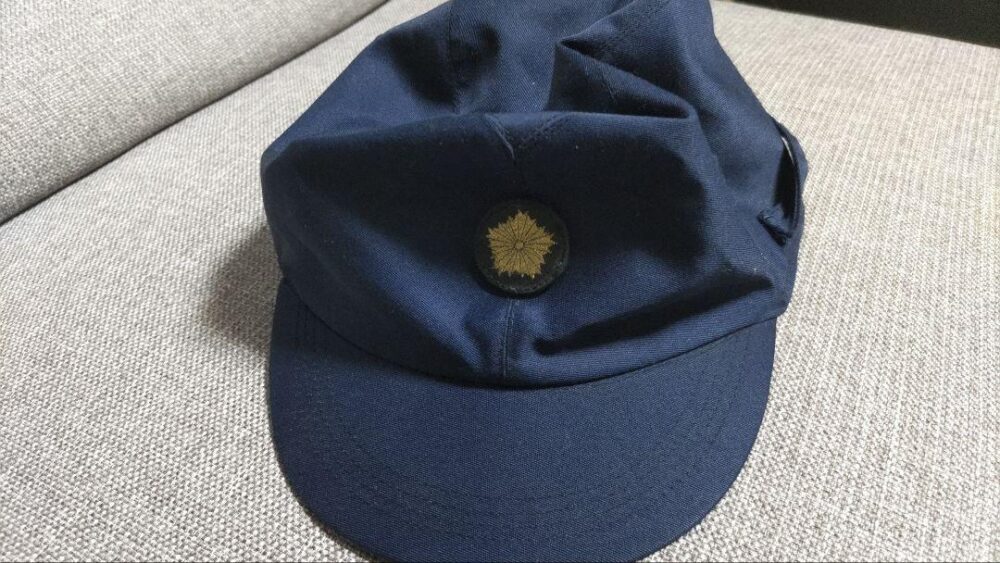 警察　活動帽