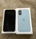 極美品 iPhone16 ティール 128G SIMフリー