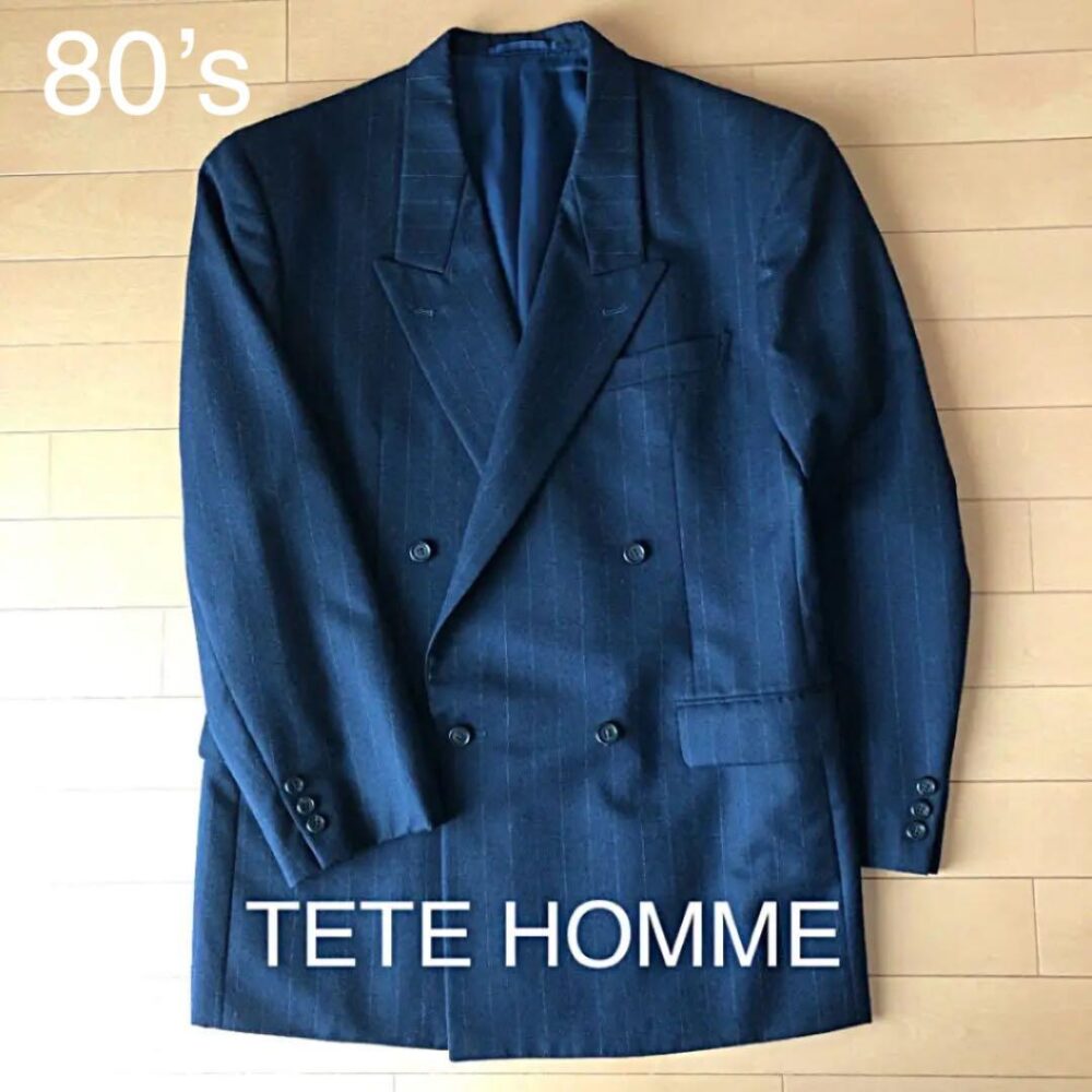 80年代ダブル スーツ