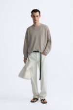 ZARA コットンリネンセーター　2893/413