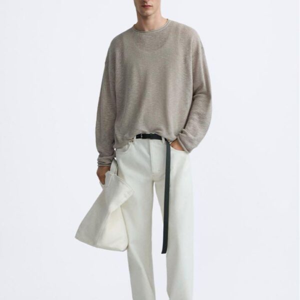 ZARA コットンリネンセーター　2893/413