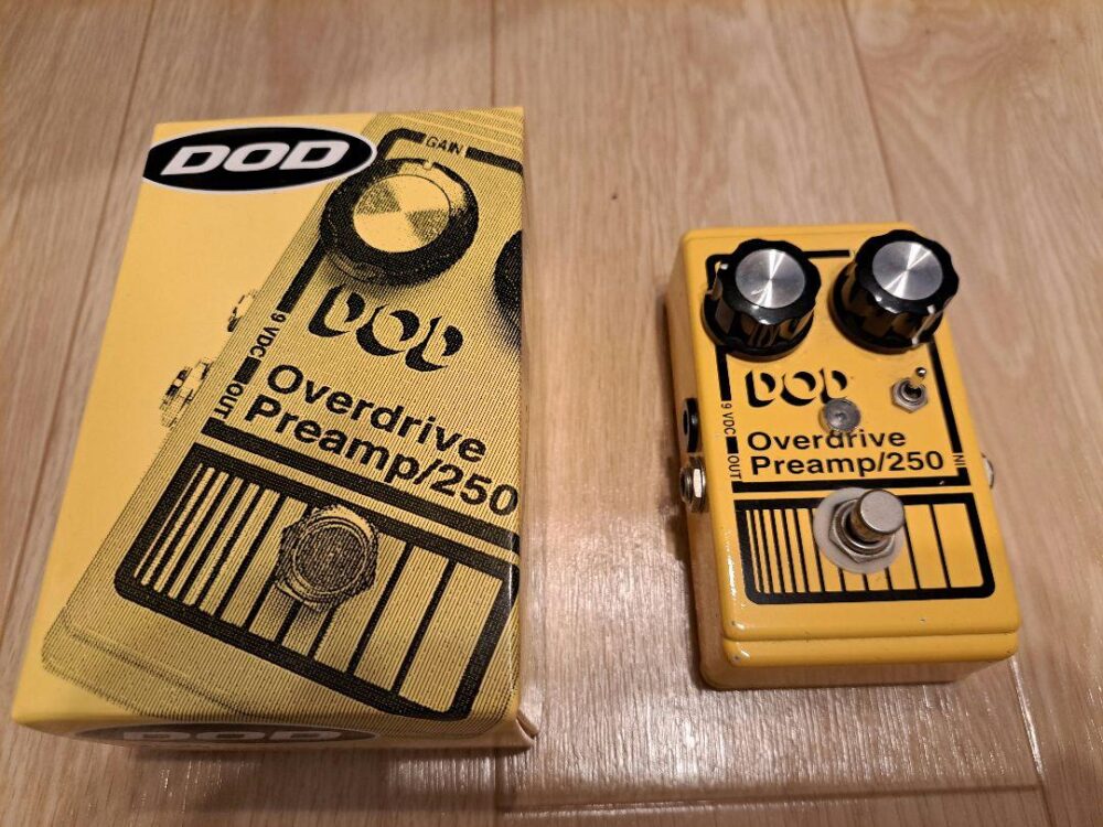 送料無料格安 DOD Overdrive Preamp 250 Real Grey Mod