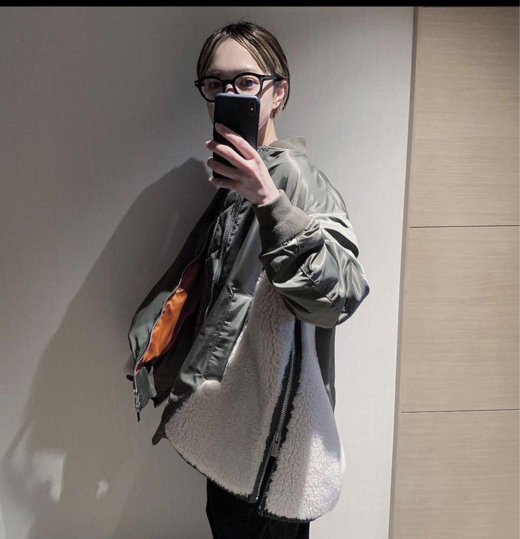 期間限定値下げ!sacai ボアma-1 5359 サイズ2 完売アイテム美品