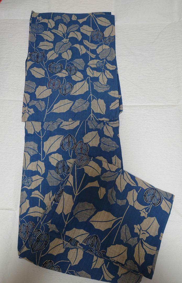 竺仙浴衣 奥州小紋 ほおずき