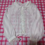 BABY  うさくみゃレース うさ耳 ブラウス