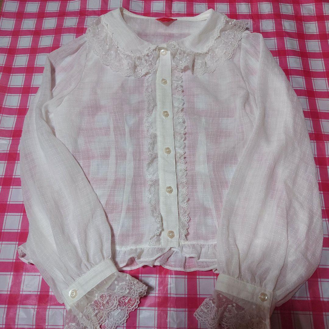 BABY うさくみゃレース うさ耳 ブラウス