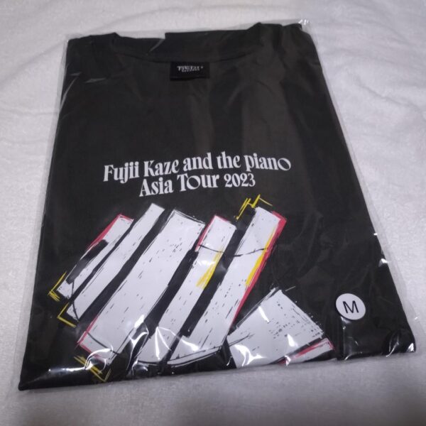 藤井風　アジアツアーＴシャツ　ブラック　Ｍサイズ