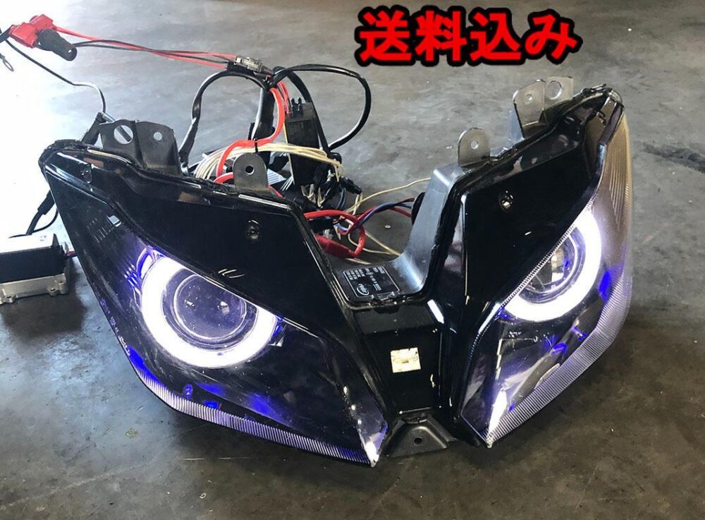 NINJA250 EX250L 純正 ヘッドライト イカリング付