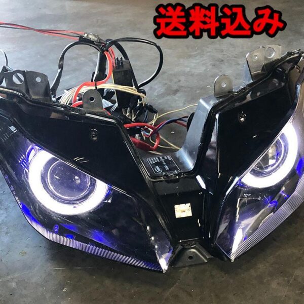 NINJA250 EX250L 純正 ヘッドライト イカリング付