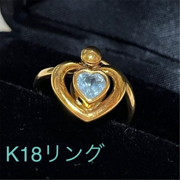 【玲奈さま】K18リング　スイングリング