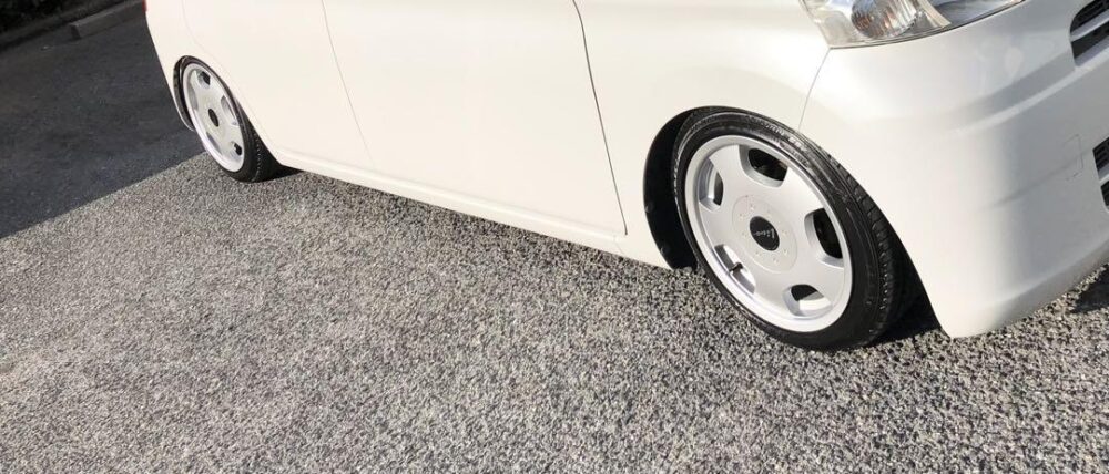 14インチ  6j ディッシュ　引っ張りタイヤ