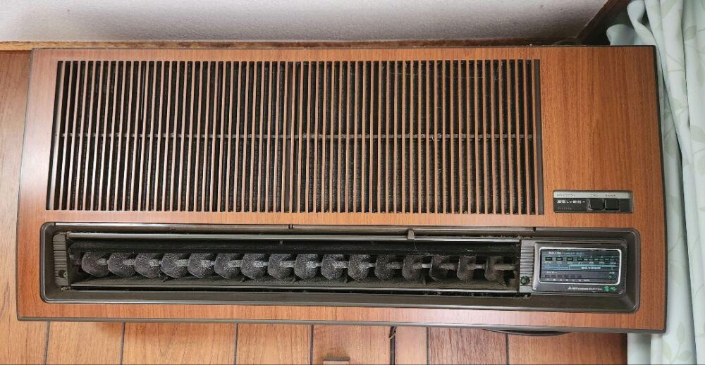 【ジャンク品】昭和レトロ　三菱　霧ヶ峰　エアコン