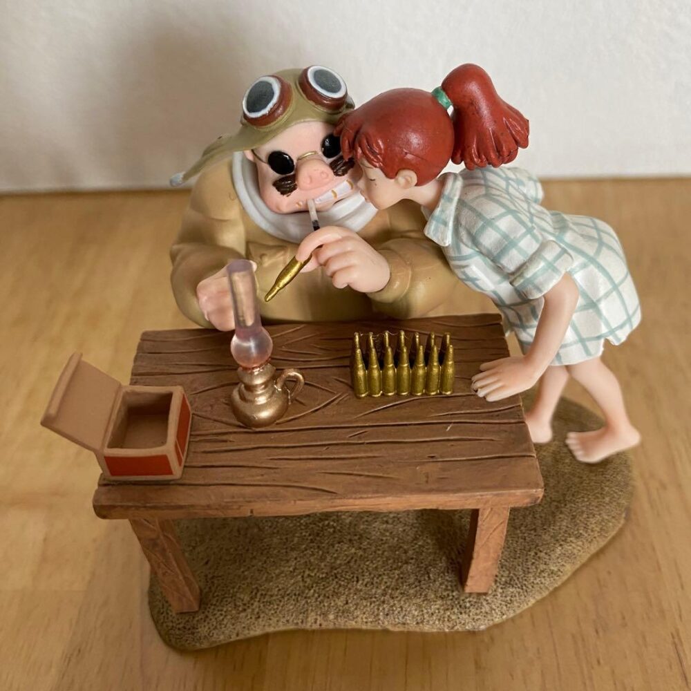 希少 紅の豚 フィギュア ポルコ フィオ キス スタジオジブリ