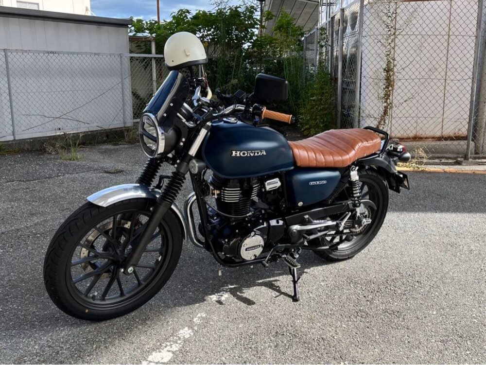 HONDA GB350 カスタムシート　タックロール　ゲルザブ