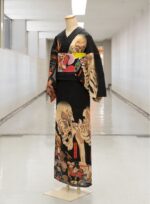 歌川国芳 がしゃどくろ柄 着�