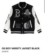 black eye patch VARSITY JACKET  スタジャン