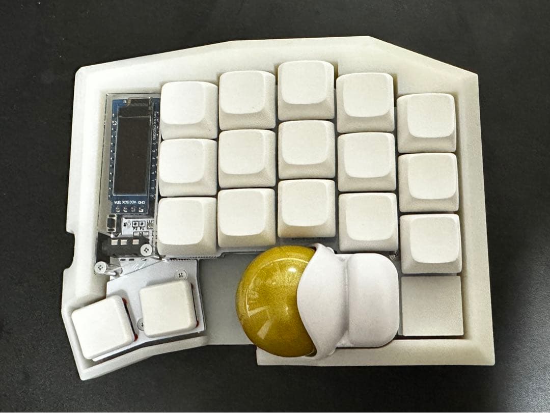 keyball39 トラックボール付き分割自作キーボード