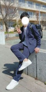 卒業式　フォーマル男児　ZARA152チェック　H&M